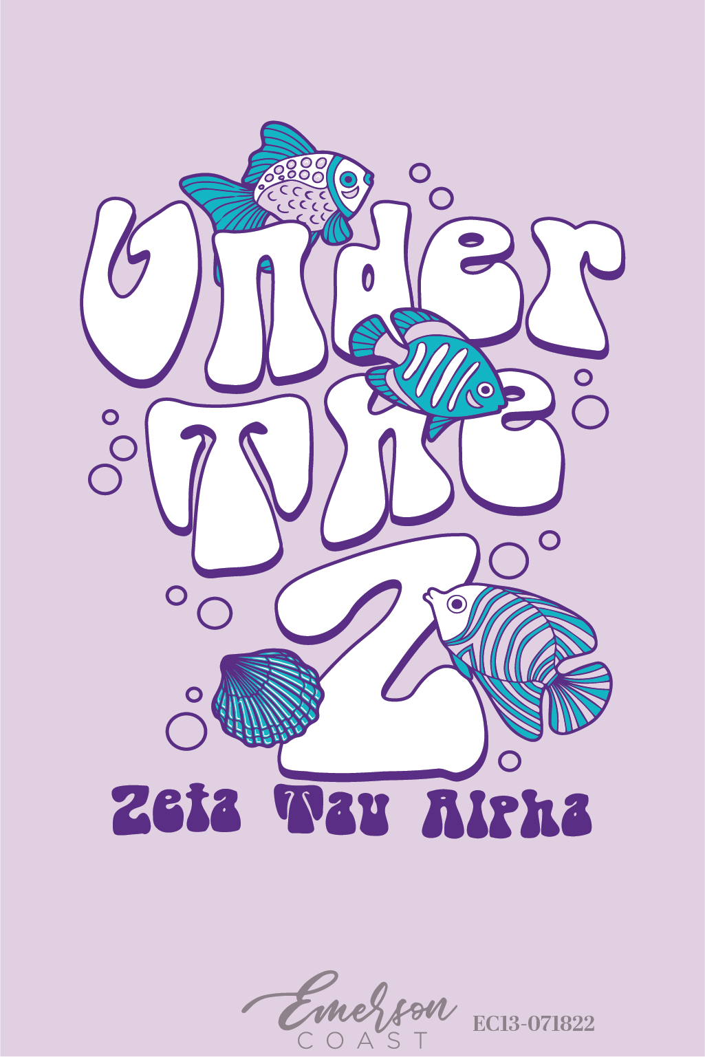 Zeta Tau Alpha Under The Z Bid Day T-Shirt