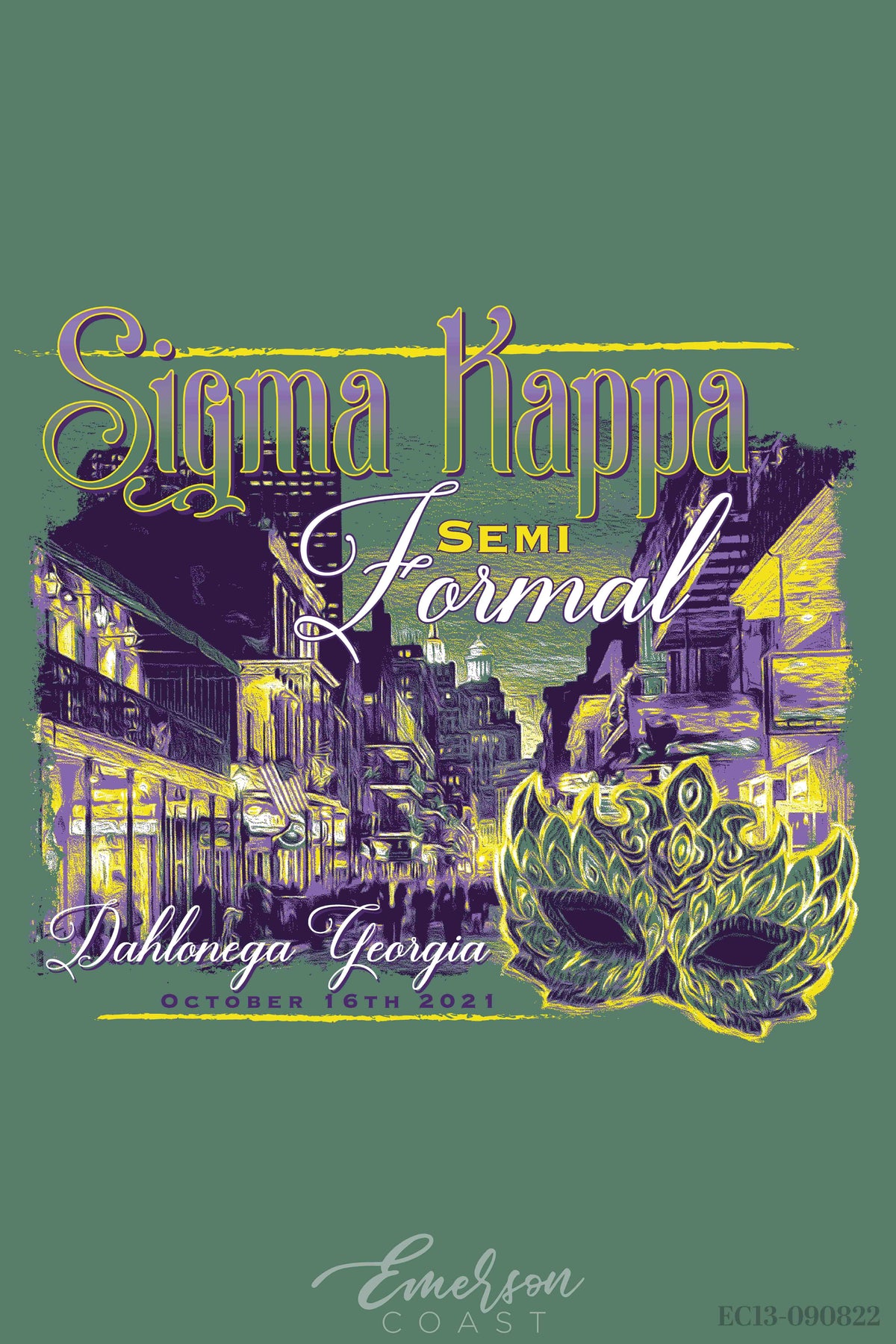 Kappa Kappa Gamma Georgia Southern University Formal T-shirt