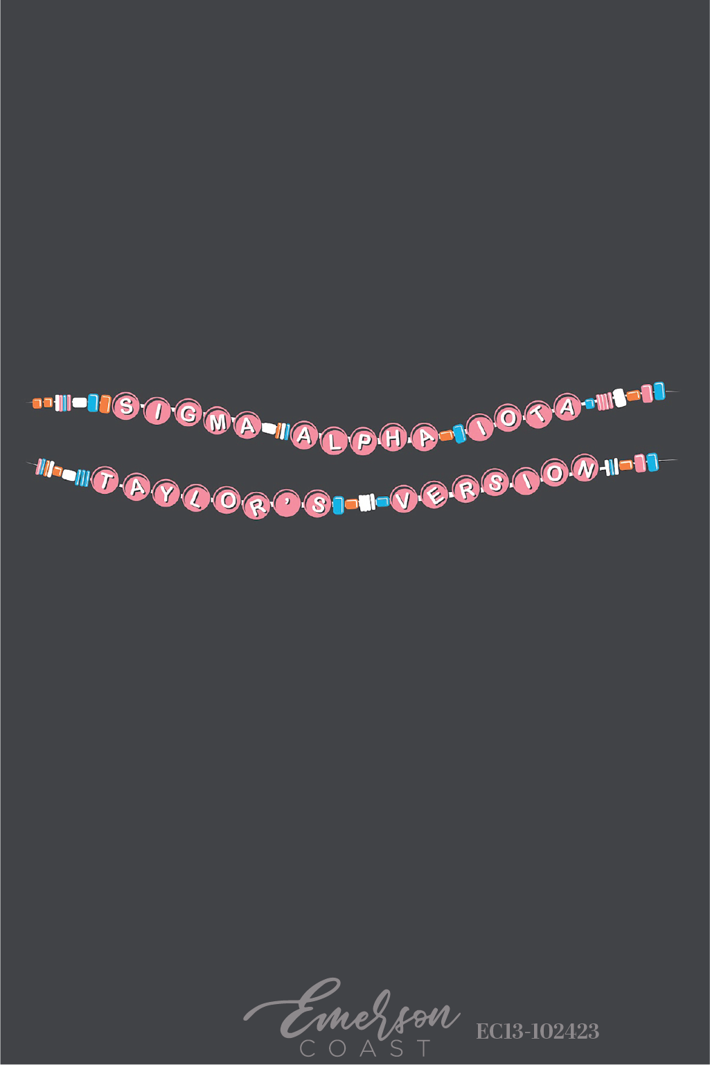 Sigma Alpha Iota Friendship Bracelet Recruitment T-Shirt