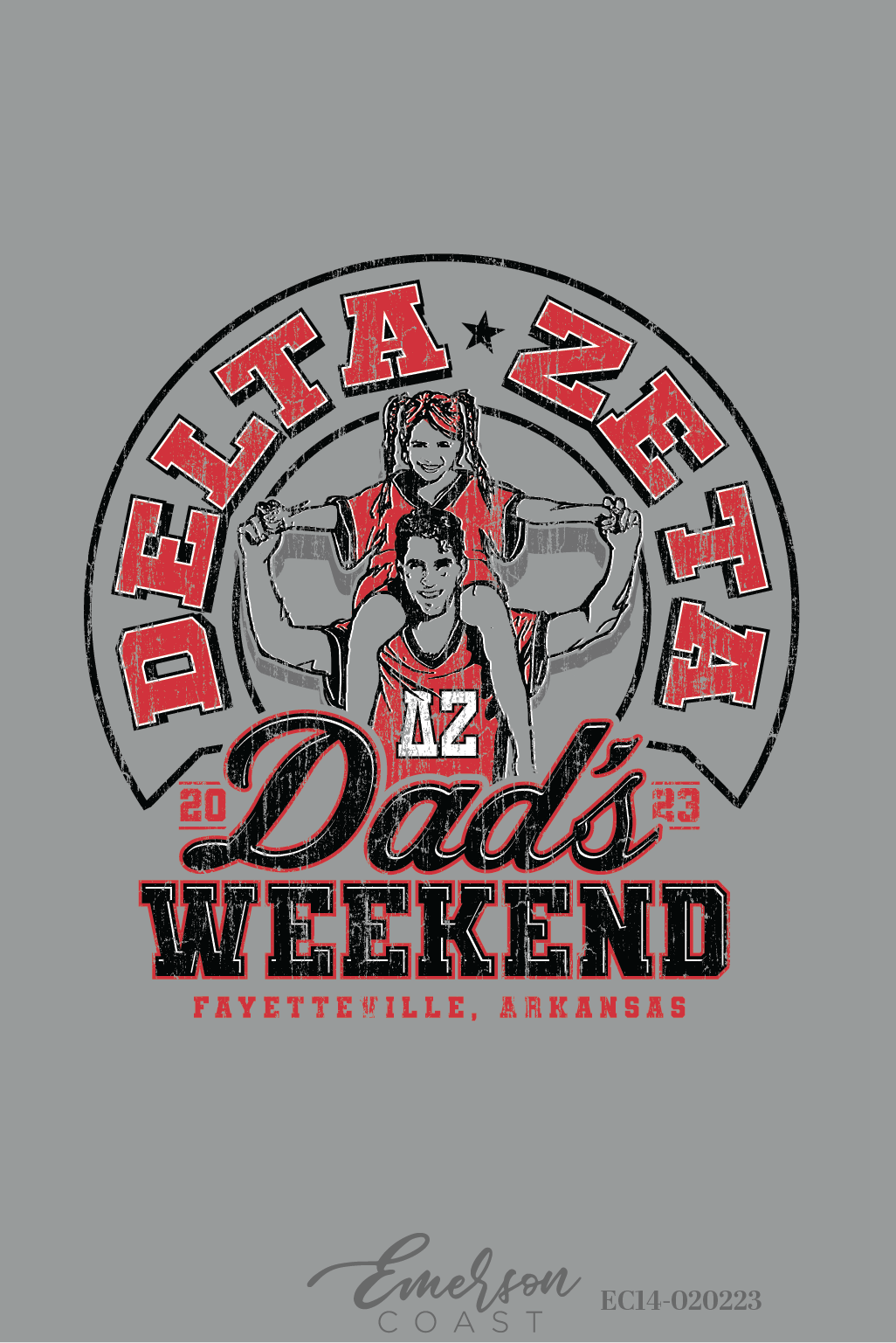 Delta Zeta Arkansas Tech University Dad's Day T-Shirt