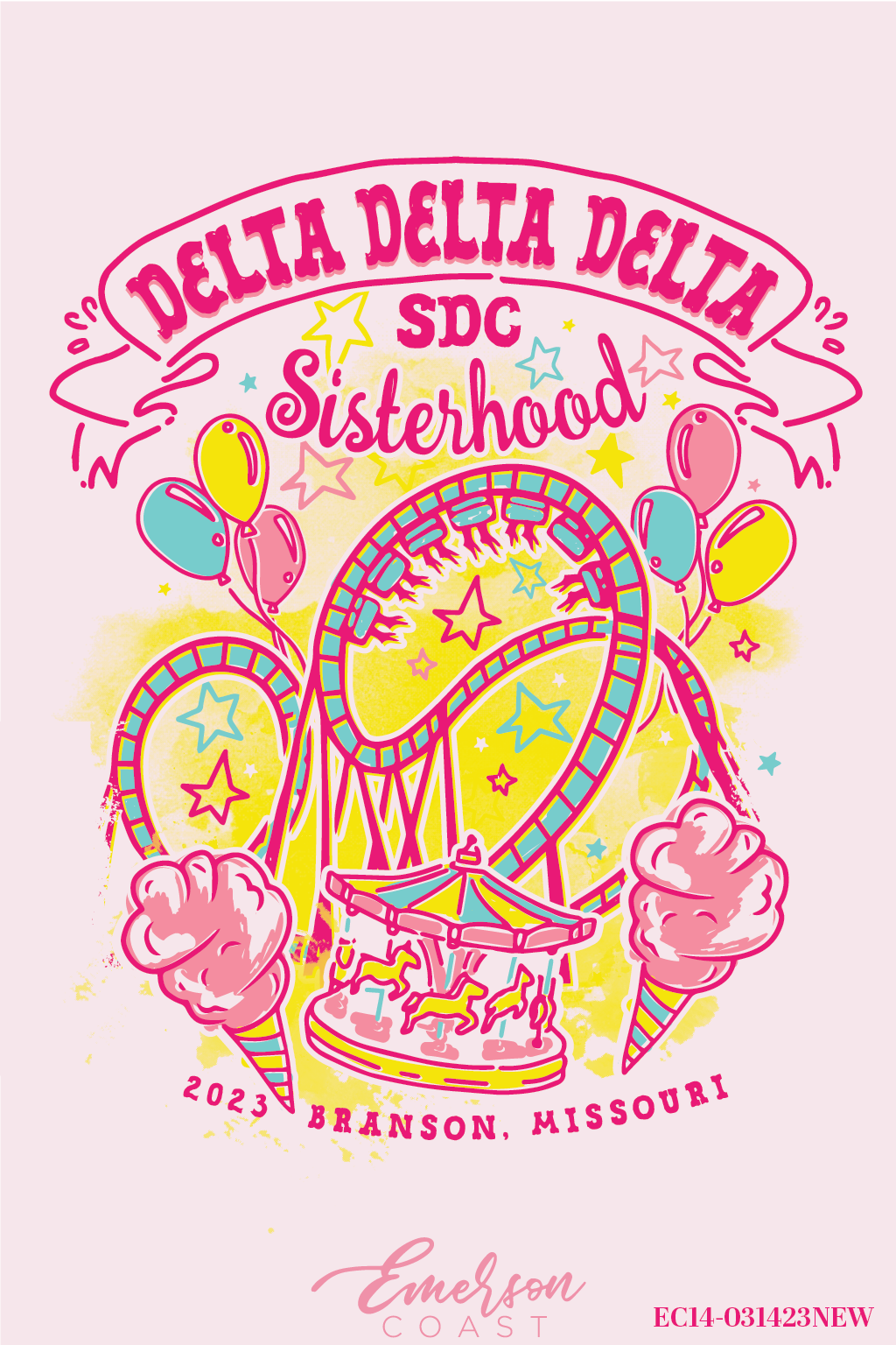 Tri Delta Carnival Sisterhood Retreat Tee