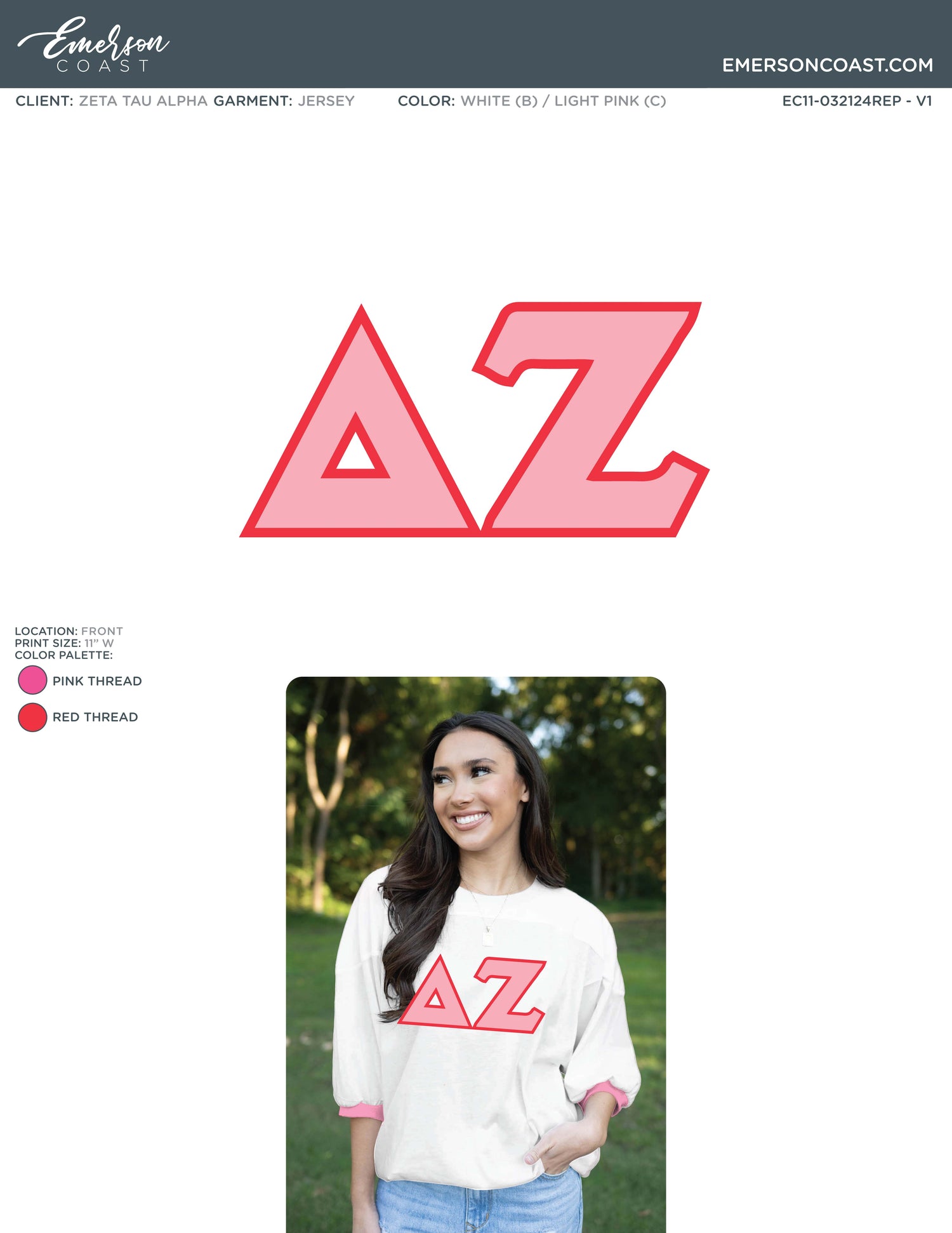 EC14-032124REP Delta Zeta University of Tennessee at Chattanooga Bid Day 2024-BD