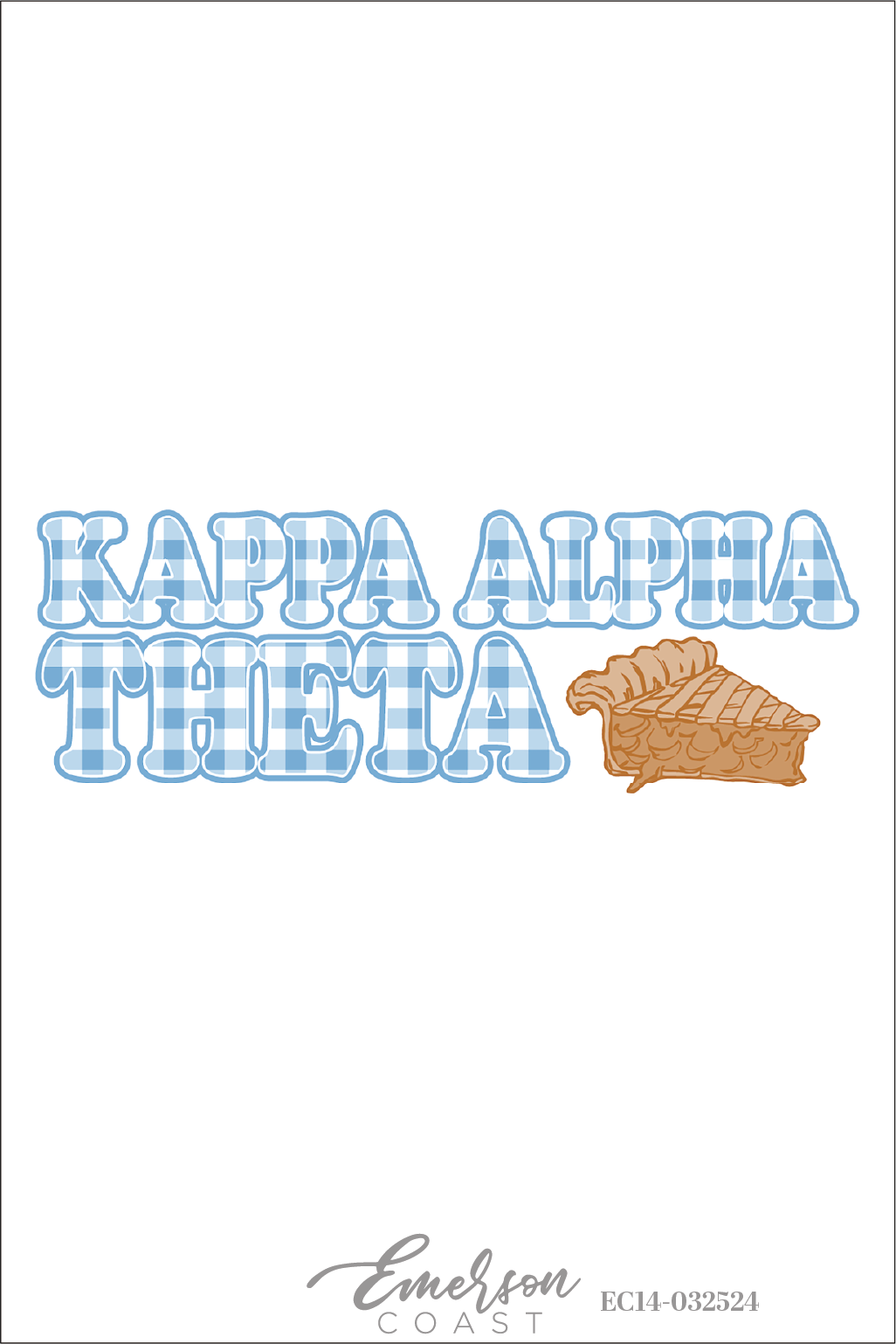 Kappa Alpha Theta Miss American Bid Day T-Shirt