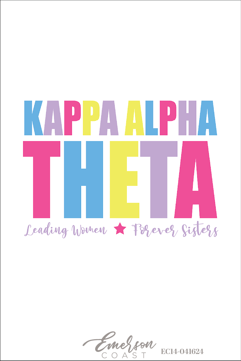 Kappa Alpha Theta Louisiana State University Recruitment Ringer Tee