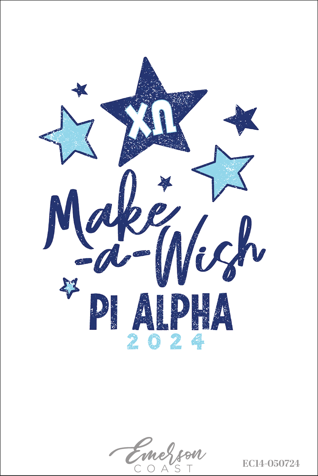 Chi Omega University Of Cincinnati Make A Wish Recruitment T-Shirt