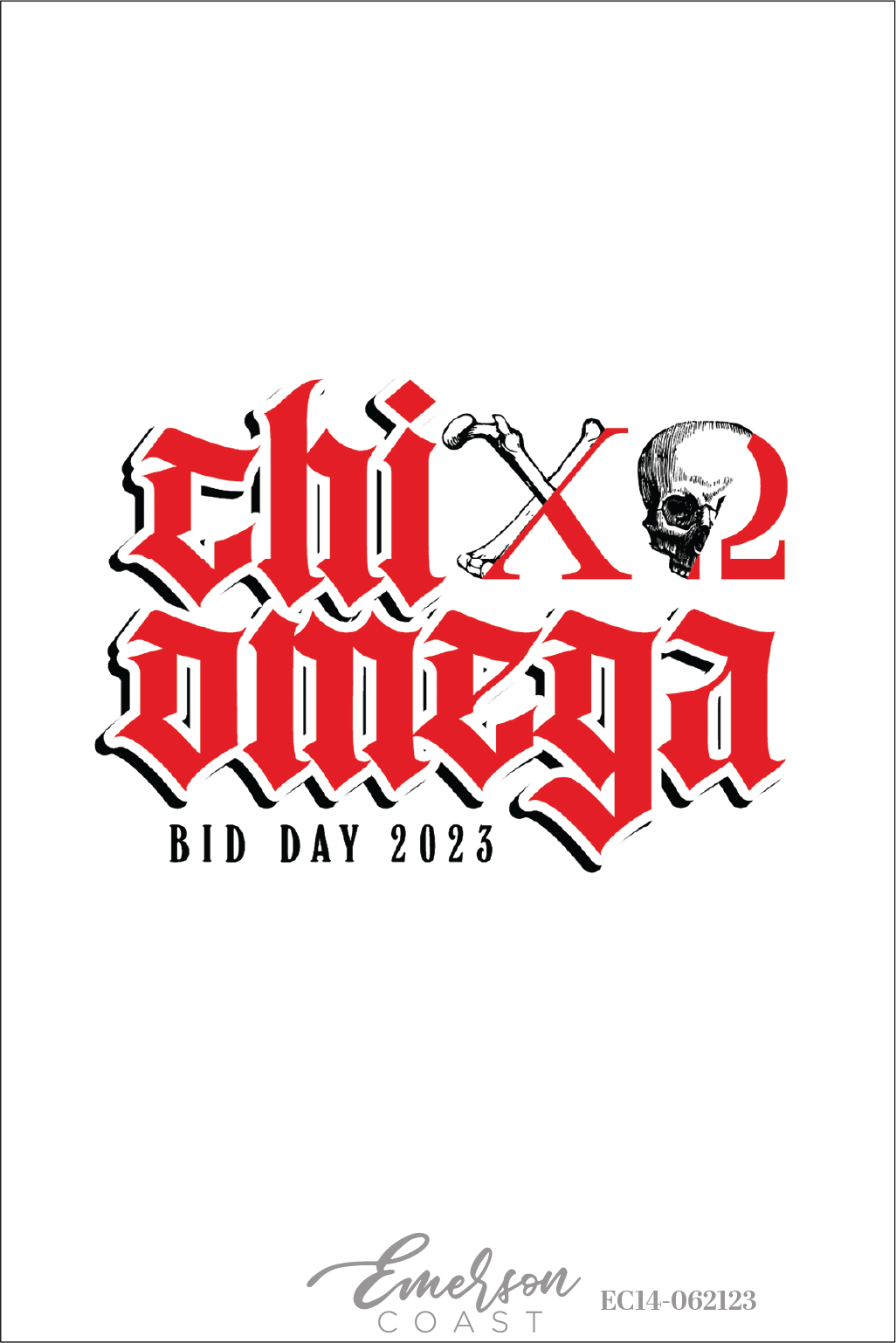 Chi Omega Pirate Bid Day T-Shirt