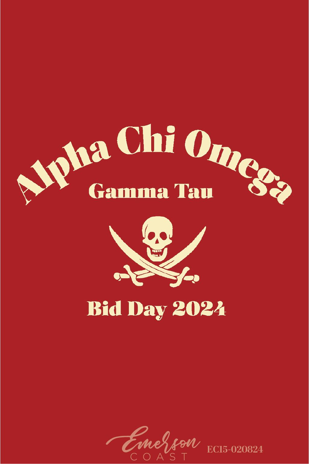 Alpha Chi Omega AXO Marks The Spot Bid Day T-Shirt