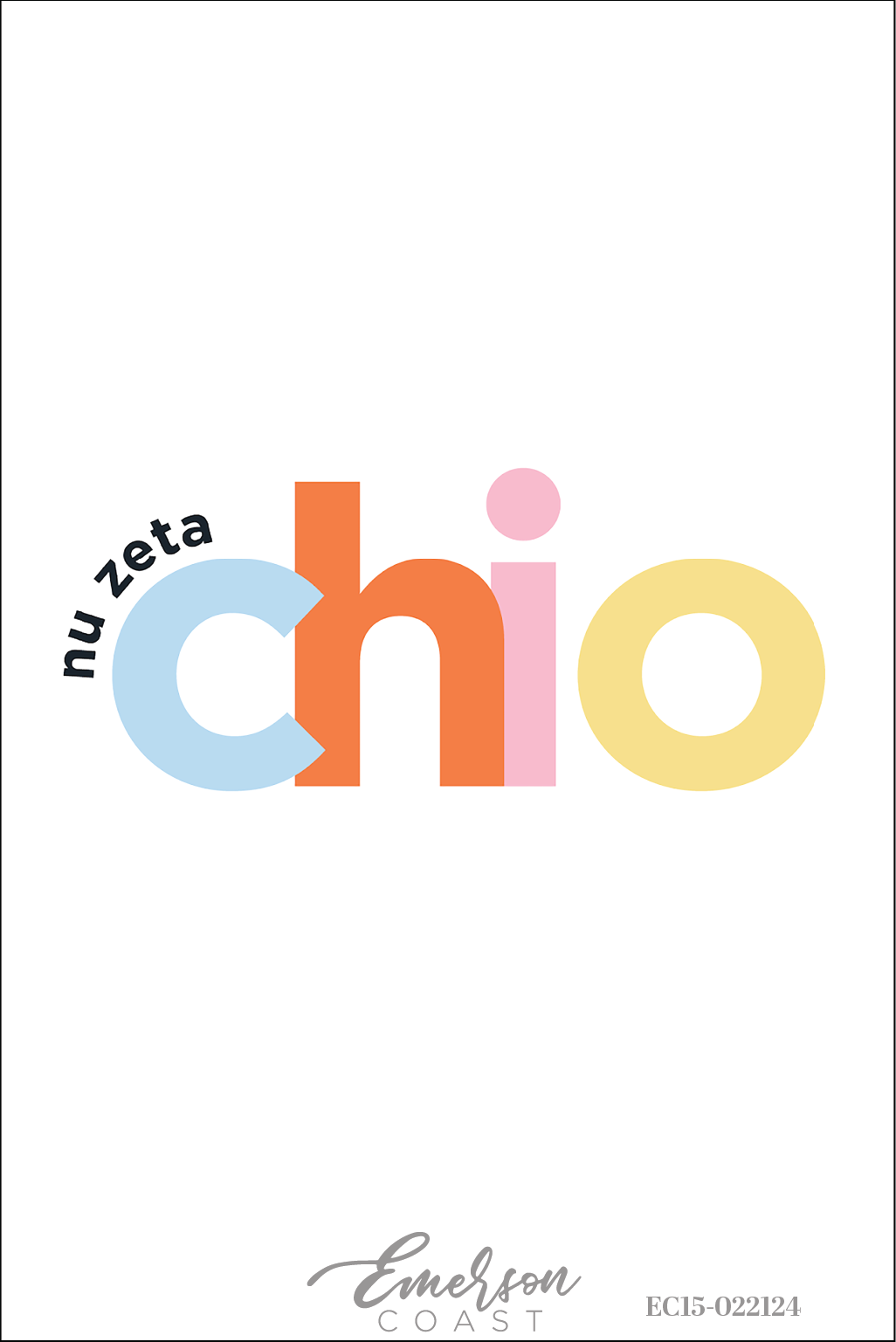 Chi Omega Pastel Recruitment T-shirt