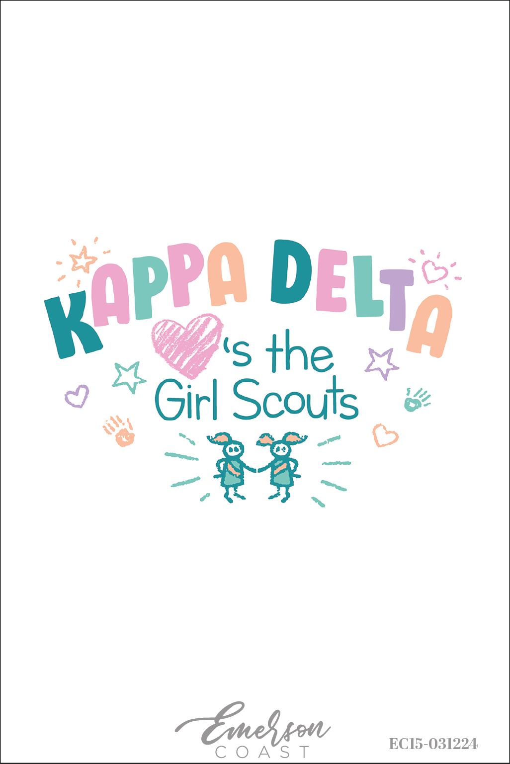 Kappa Delta Loves The Girl Scouts Doodle Tee