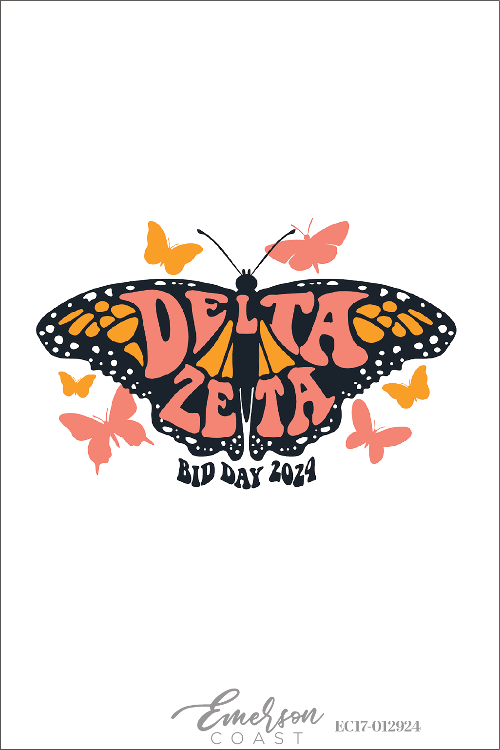 Delta Zeta Golden Hour Bid Day T-Shirt