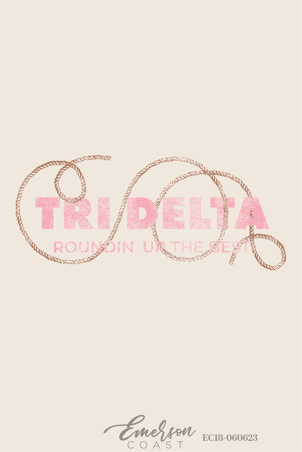 Delta Delta Delta Rounding Up The Best Bid Day T-Shirt