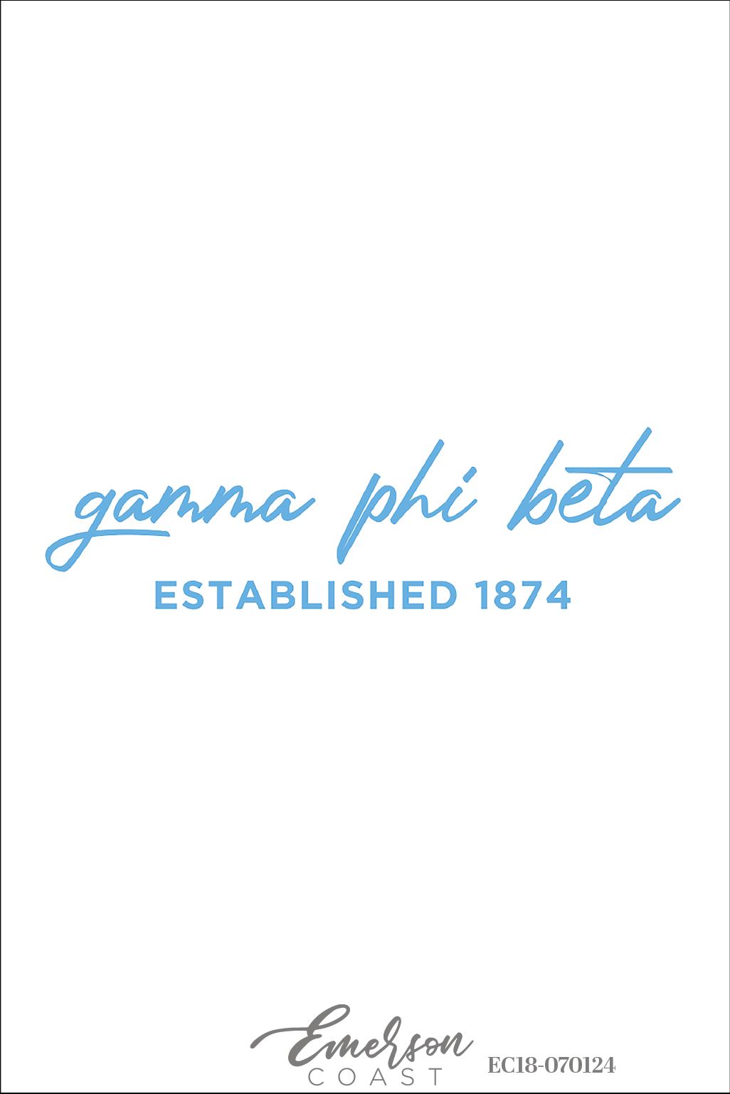 Gamma Phi Beta Oklahoma City University Simple Henley
