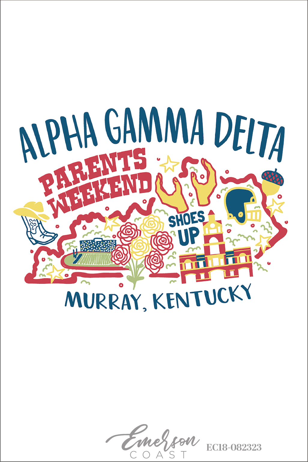 Alpha Gamma Delta Murray State University Family Weekend T-Shirt