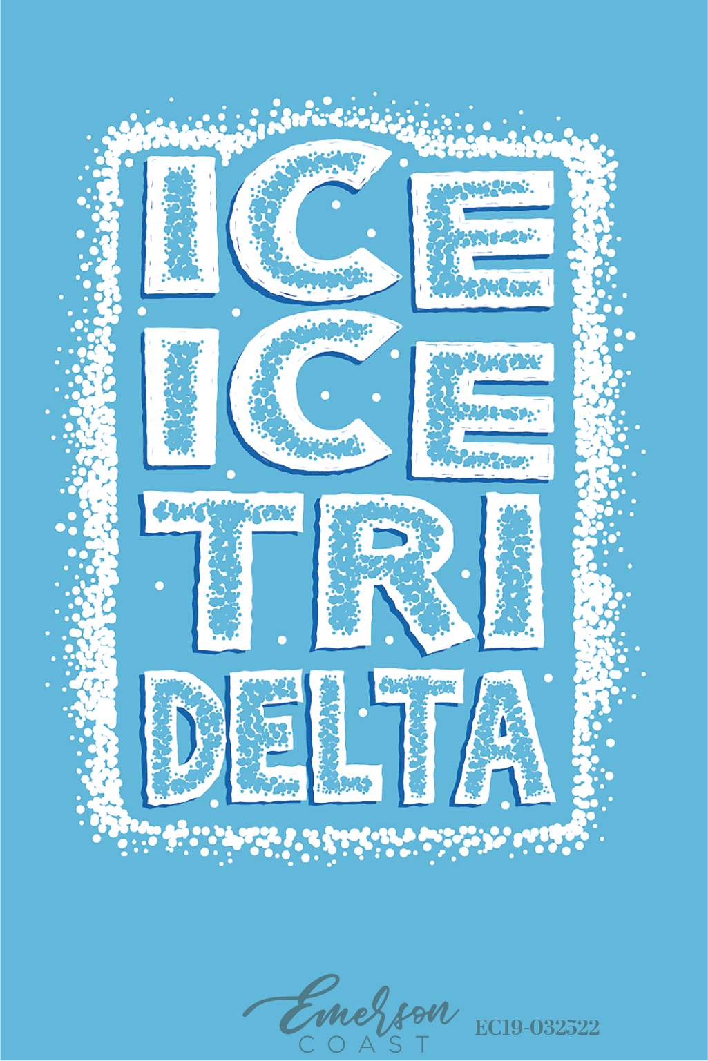 Delta Delta Delta Ice Ice Tri Delta Bid Day T-Shirt