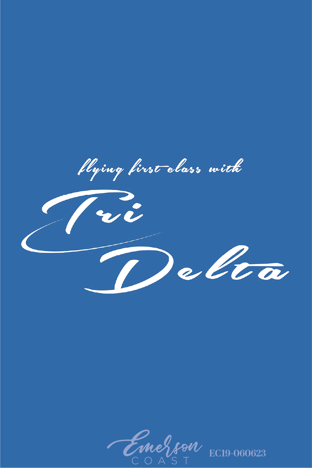 Delta Delta Delta Flying First Class Bid Day T-Shirt