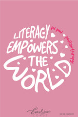 Pi Beta Phi Literacy Empowers the World Ringer Tee