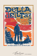 Delta Delta Delta Oklahoma State University Dad's Day Silhouette T-Shirt