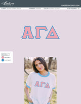 EC19-111523REP Alpha Gamma Delta Arkansas State University Stitched Jersey 2023-BD