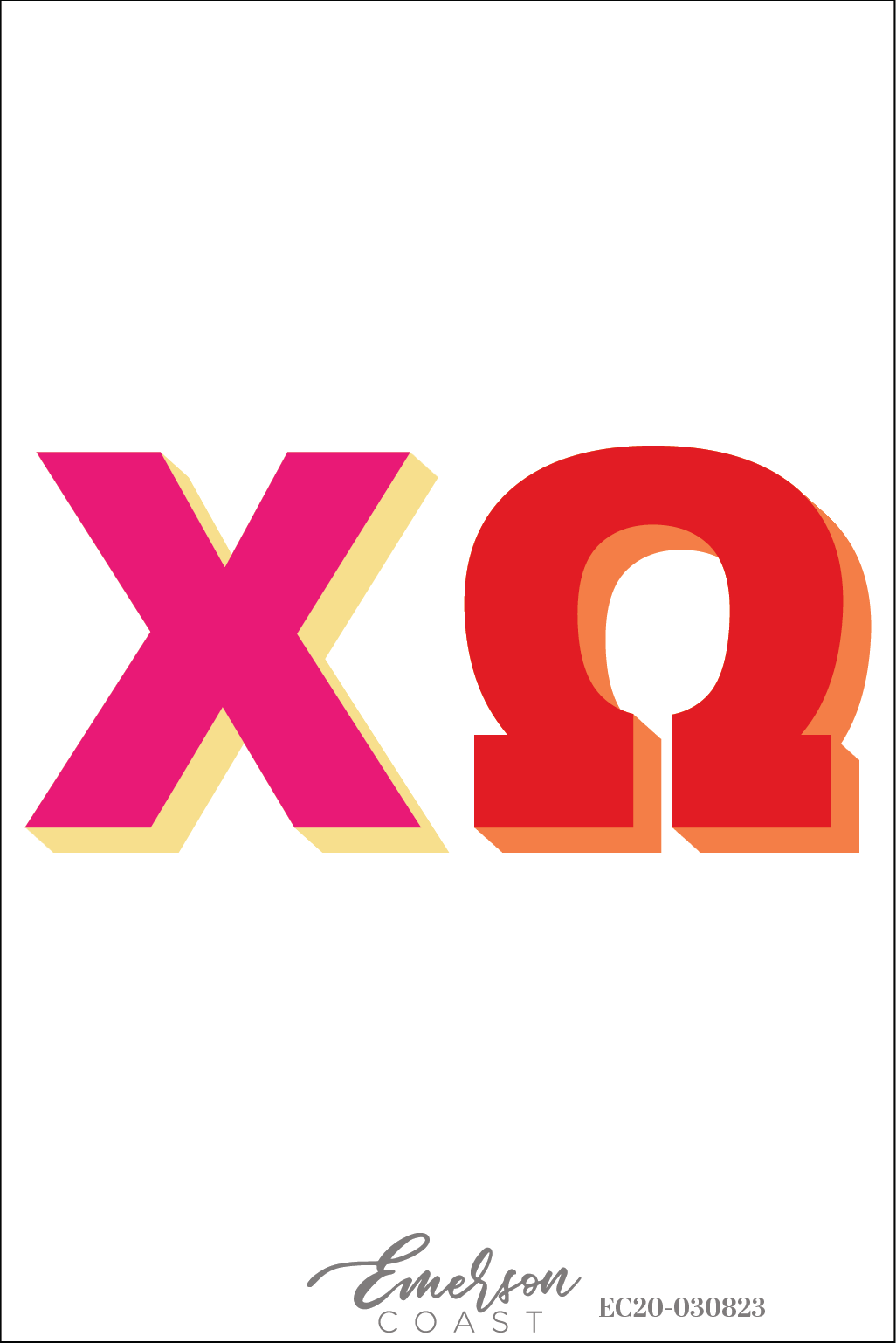 Chi Omega University Of Tennessee At Chattanooga Recruitment Tee