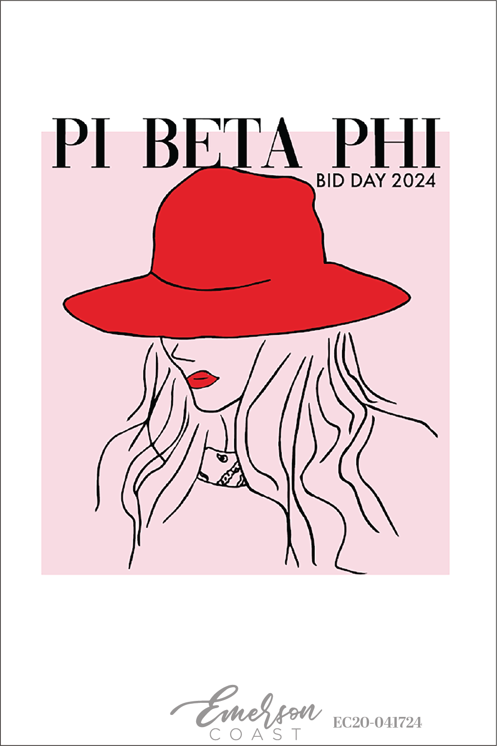 Pi Beta Phi Vogue Bid Day T-Shirt