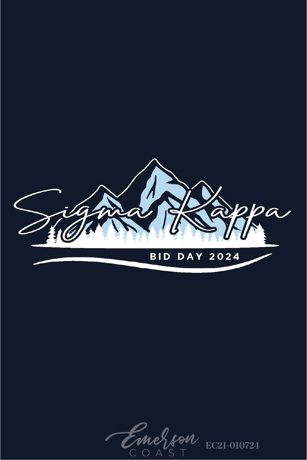 Sigma Kappa Snow Place Like Home Bid Day T-Shirt