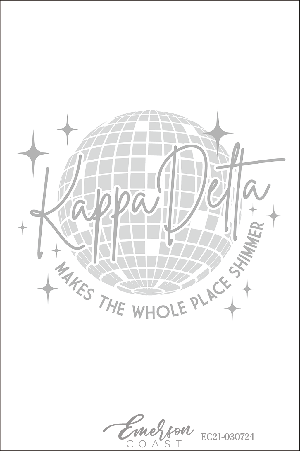 Kappa Delta Make The Whole Place Shimmer Bid Day T-Shirt