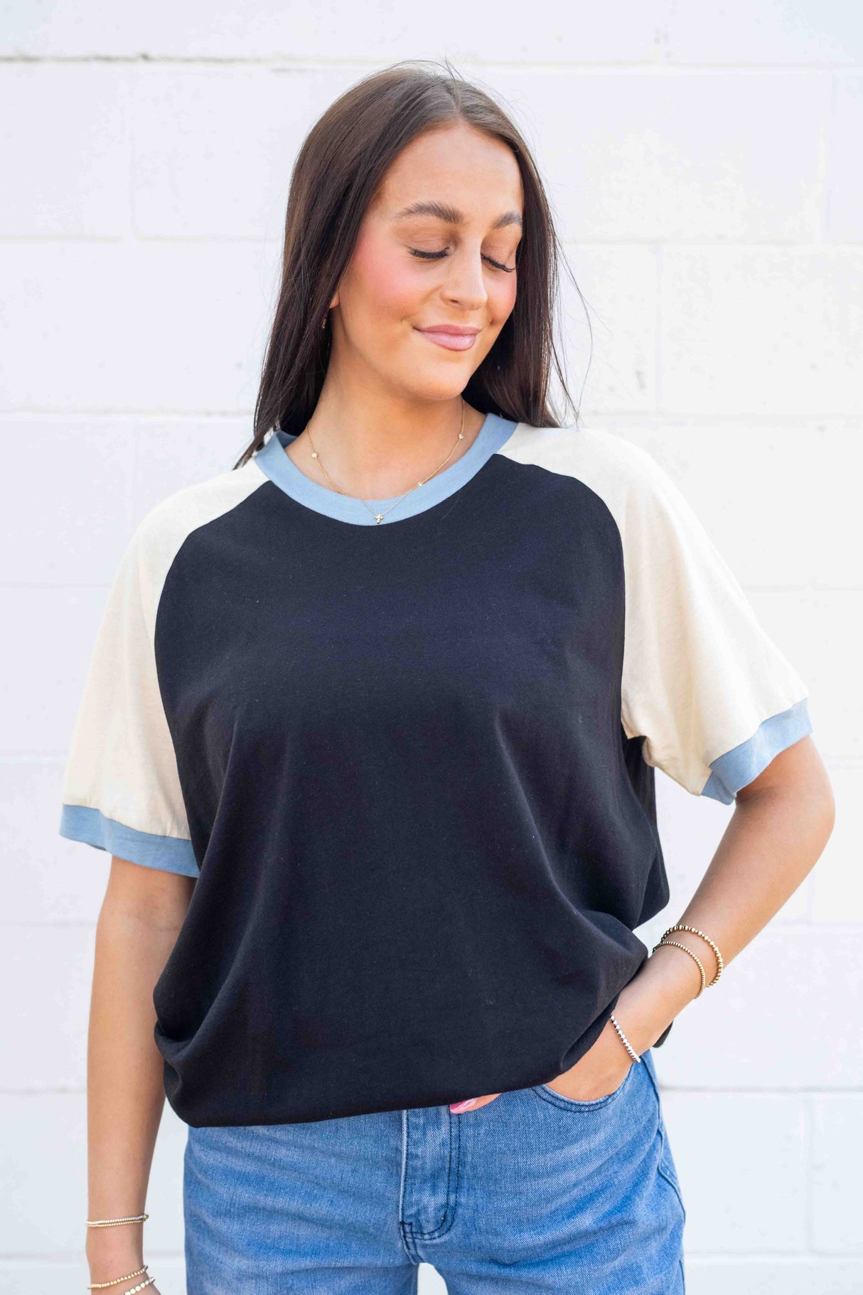 Emerson Coast Raglan Ringer Tee