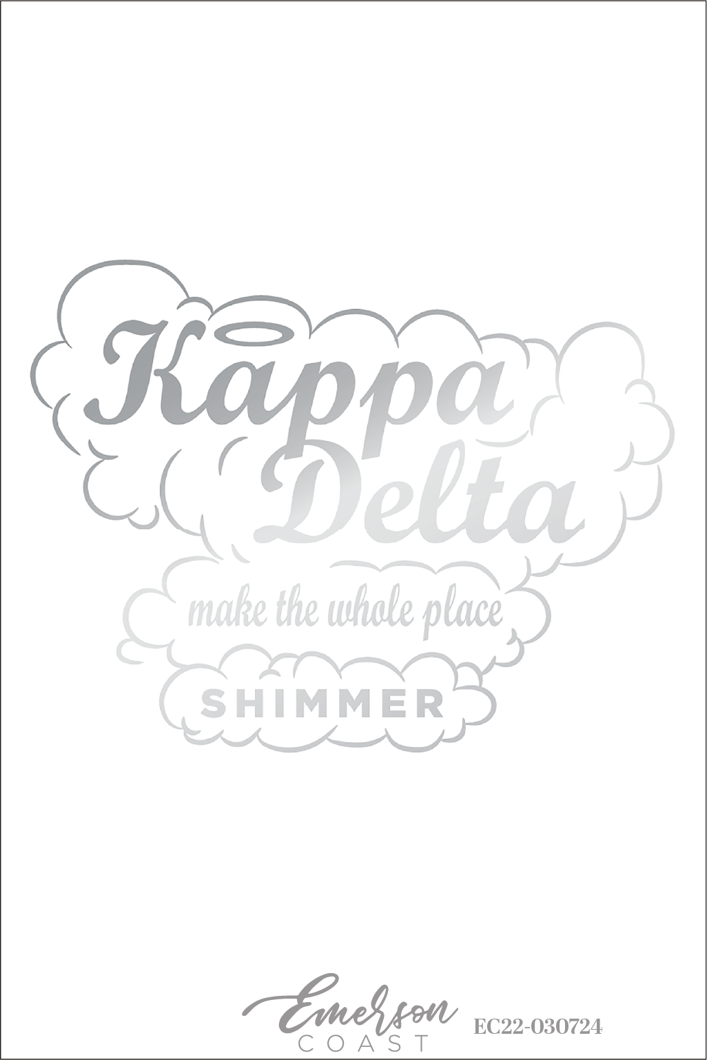 Kappa Delta Make The Whole Place Shimmer Bid Day T-Shirt