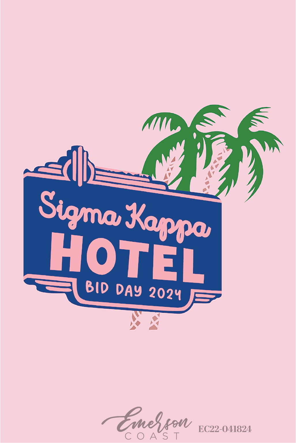 Sigma Kappa California Hotel Bid Day T-Shirt