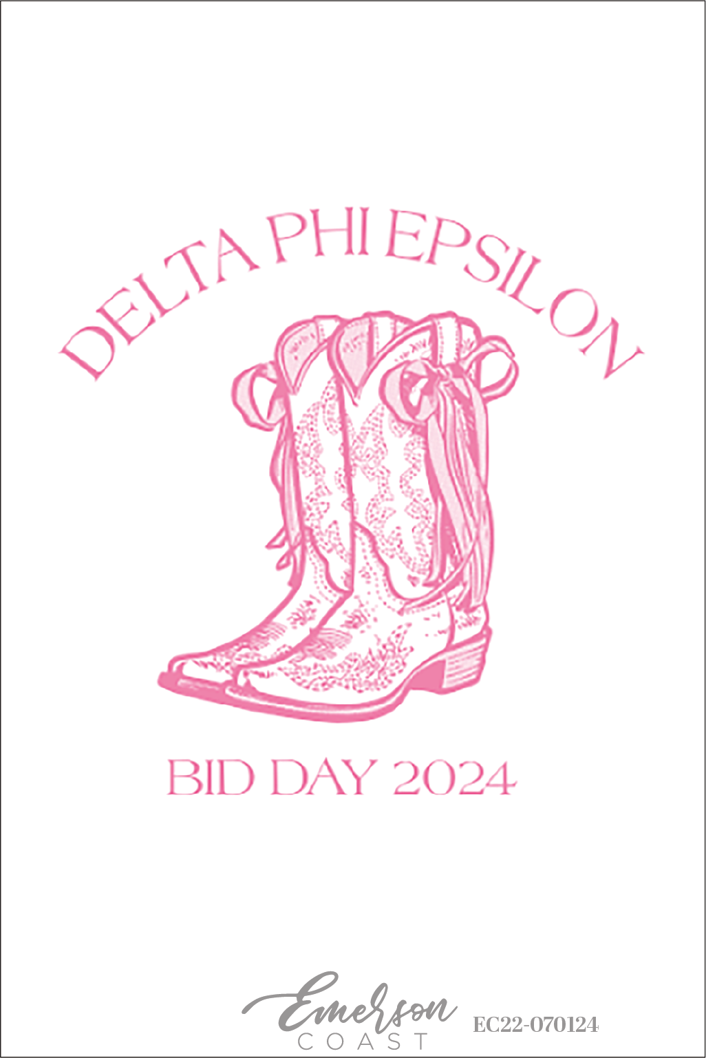 Delta Phi Epsilon Cowgirl Bid Day T-Shirt