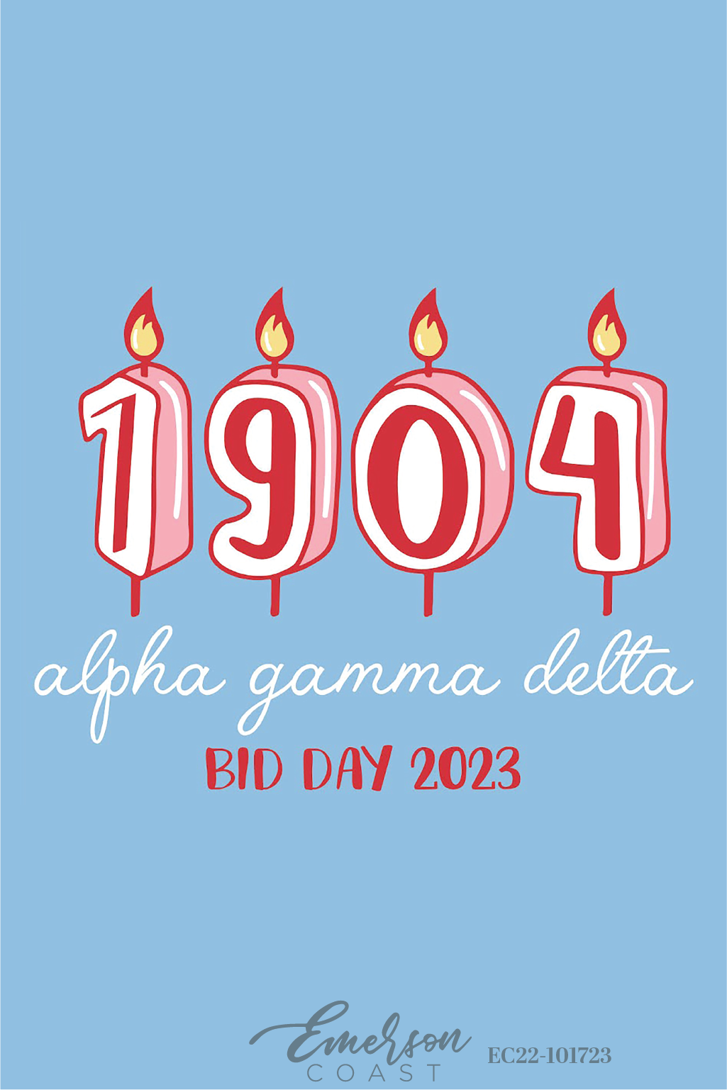 Alpha Gamma Delta Birthday Bid Day T-Shirt