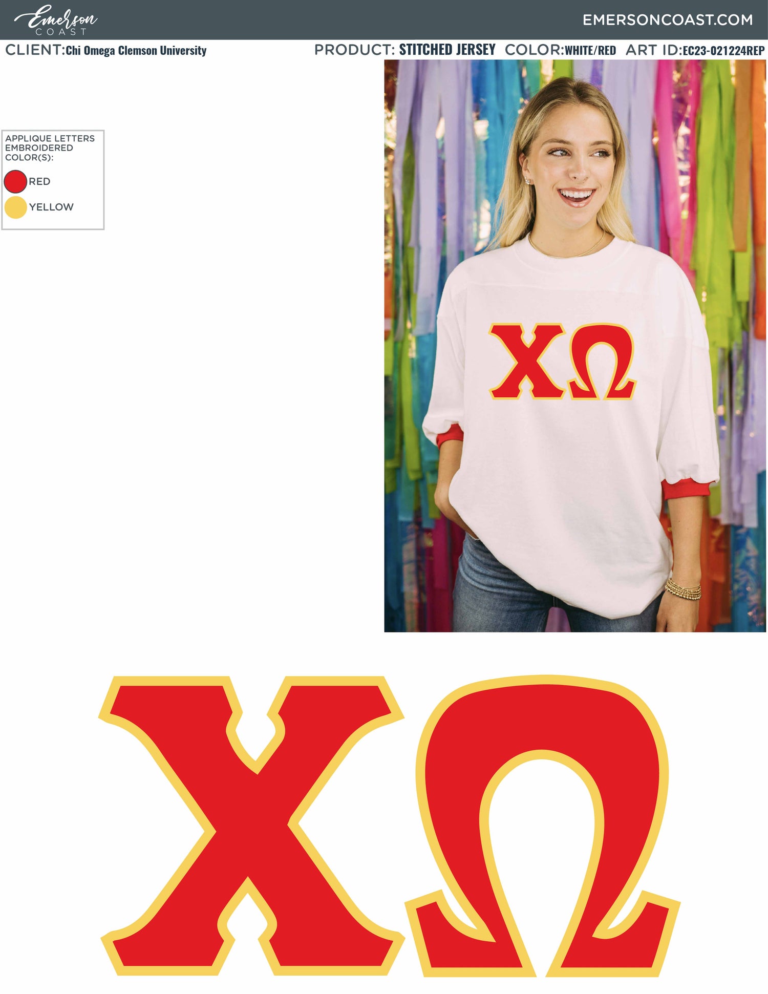EC23-021224REP Chi Omega Clemson University Bid Day Jersey 2024-BD ZOOM