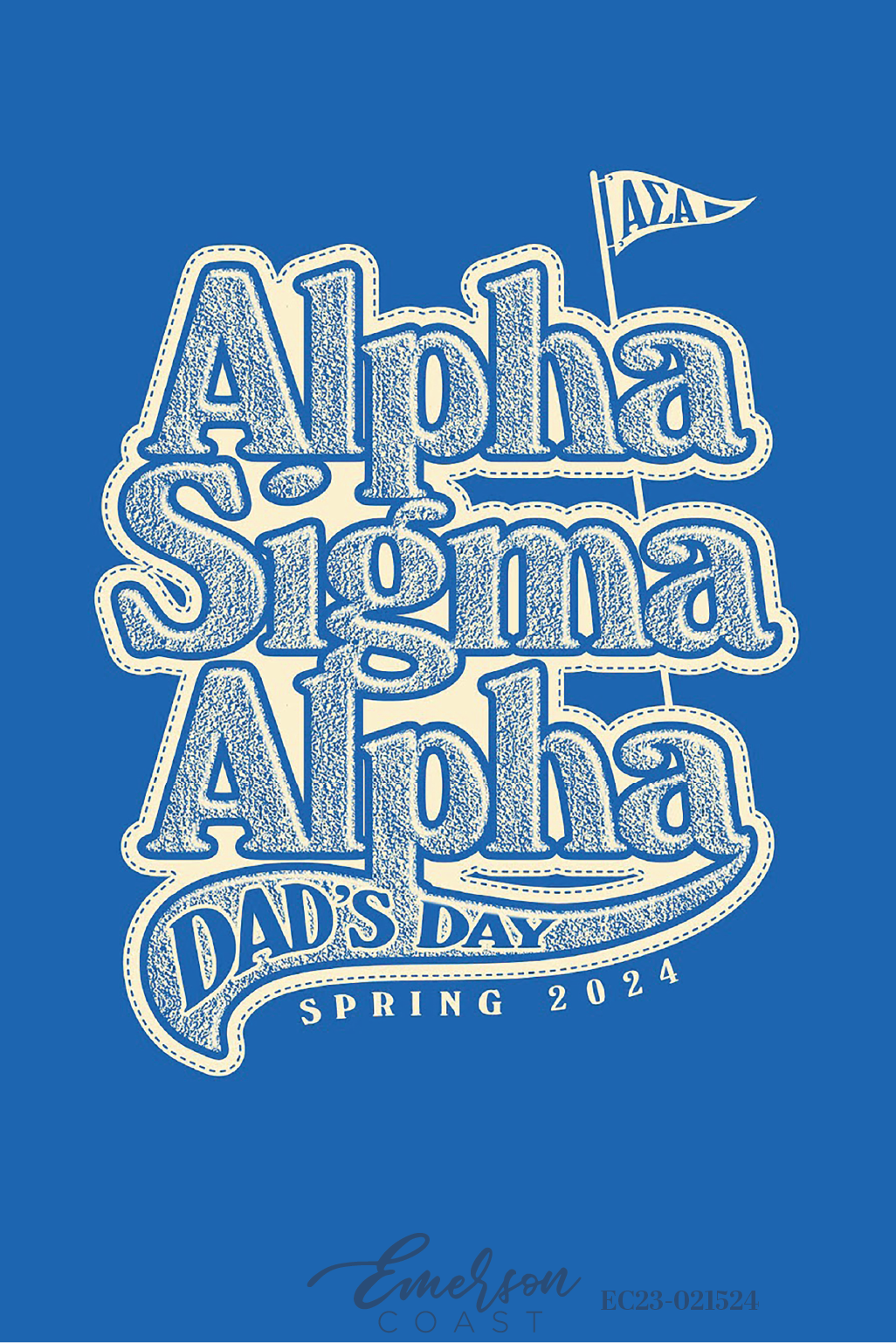 Alpha Sigma Alpha Vintage Dad's Day T-Shirt
