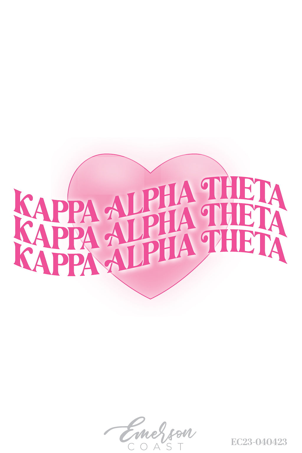 Kappa Alpha Theta College of Charleston Open House Recruitment Tee