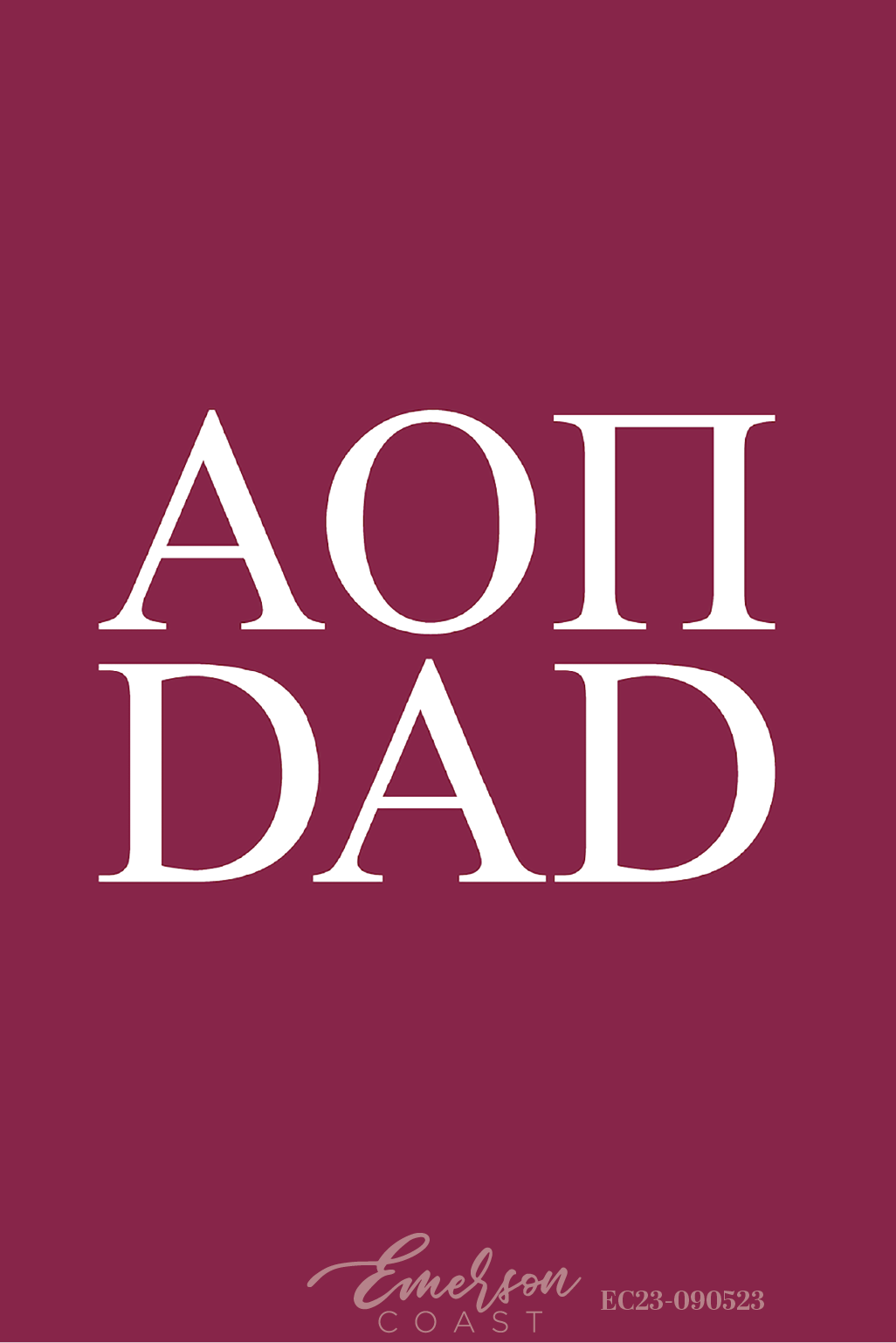 Alpha Omicron Pi Dad's Day Polo