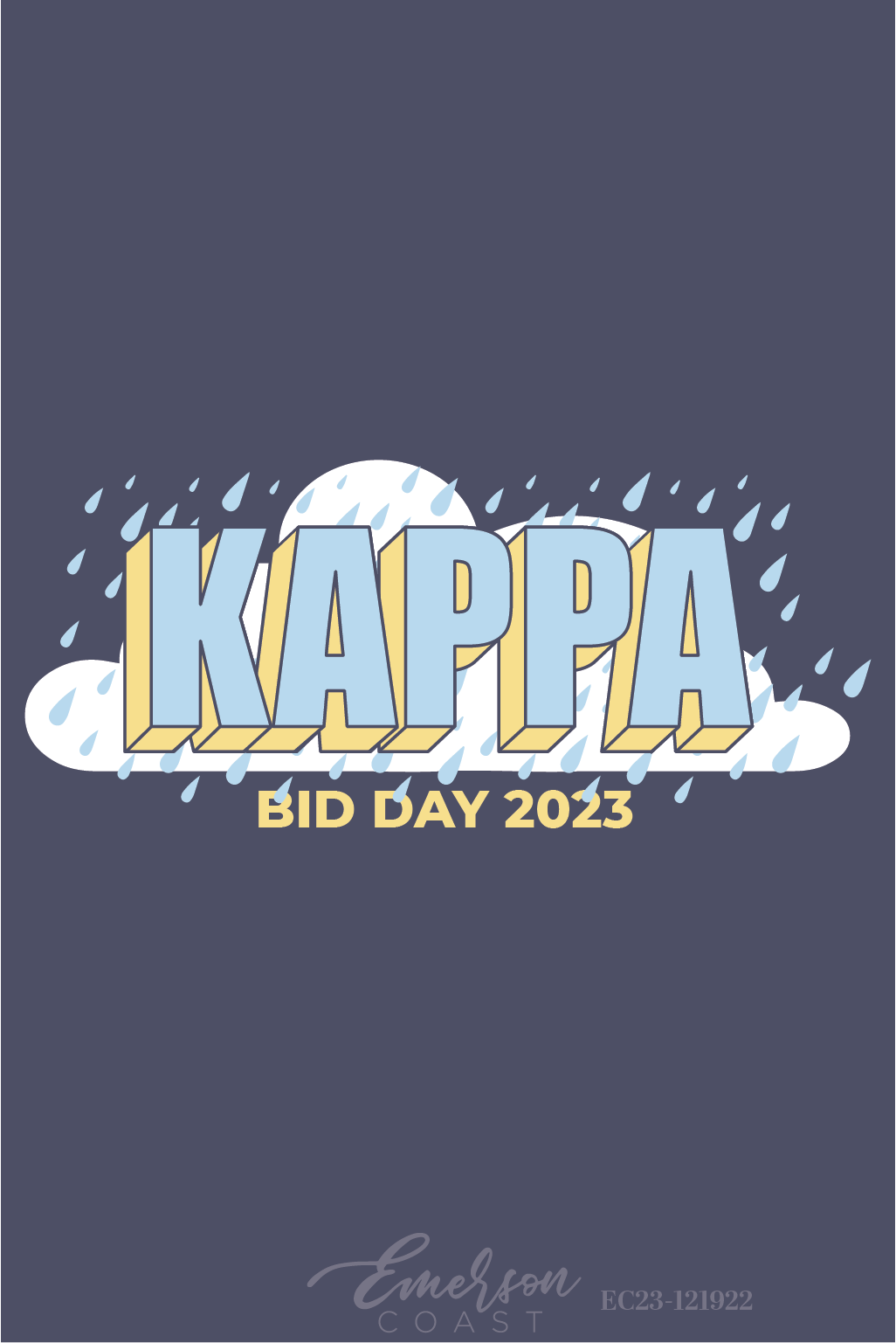 Kappa Kappa Gamma Stormy Bid Day T-Shirt