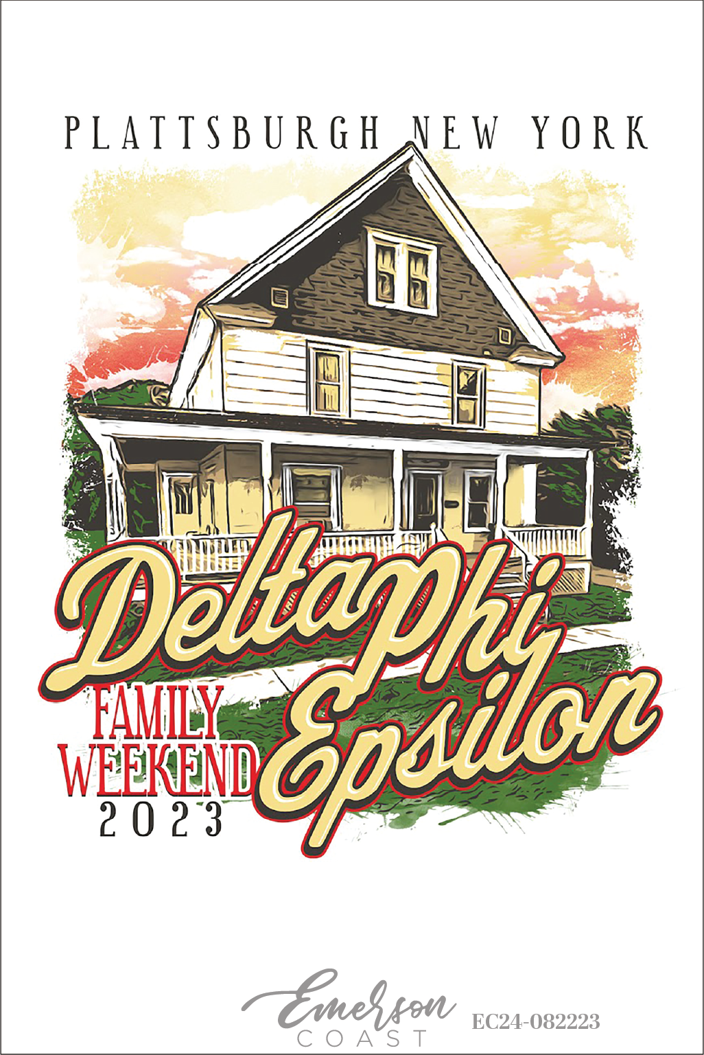 Delta Phi Epsilon SUNY Plattsburgh Family Weekend T-Shirt