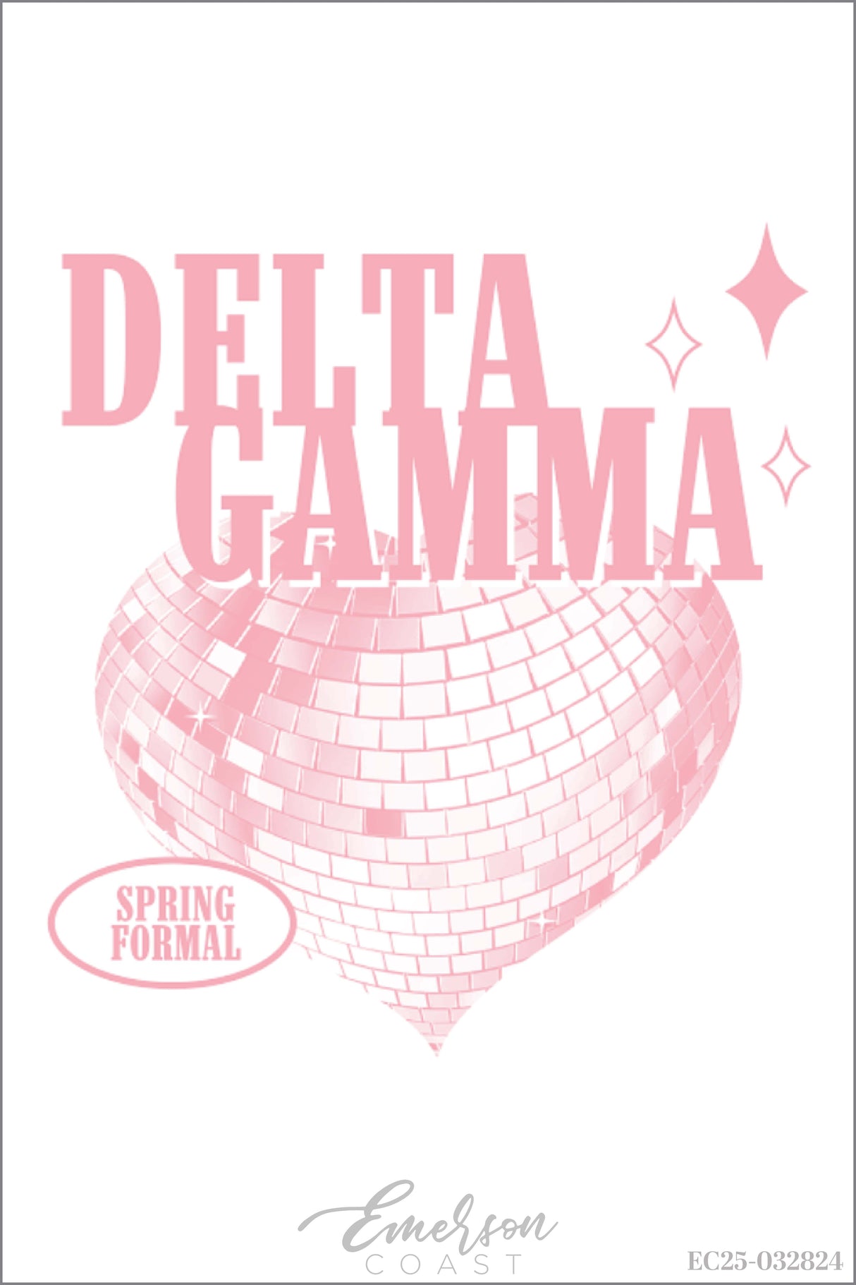 Delta Gamma Bucknell University Spring Formal Redesign T-shirt