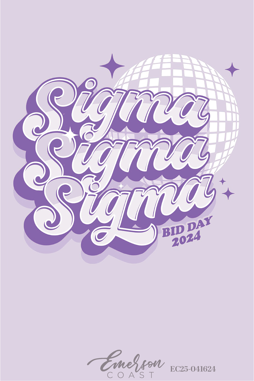 Sigma Sigma Sigma Disco Bid Day T-Shirt