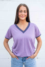 Lavender/Navy