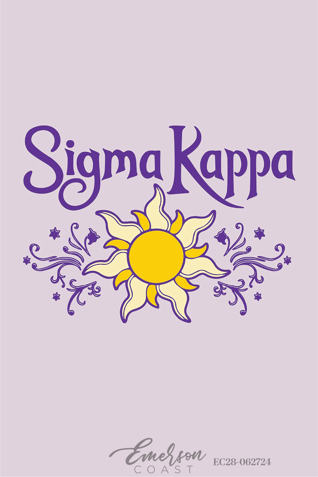 Sigma Kappa Whimsicle Sun Bid Day T-Shirt