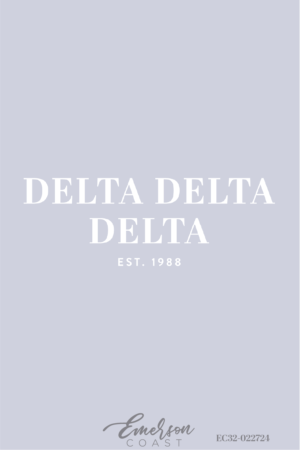 Delta Delta Delta Texas Tech University Light Blue Recruitment Tee
