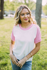 Emerson Coast Raw Edge Raglan Tee