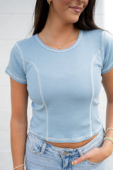 Emerson Coast Sculpt Baby Tee