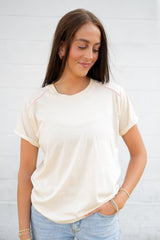 Emerson Coast Heartline Rolled Sleeve Tee
