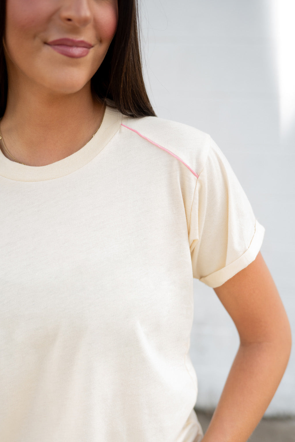 Emerson Coast Heartline Rolled Sleeve Tee