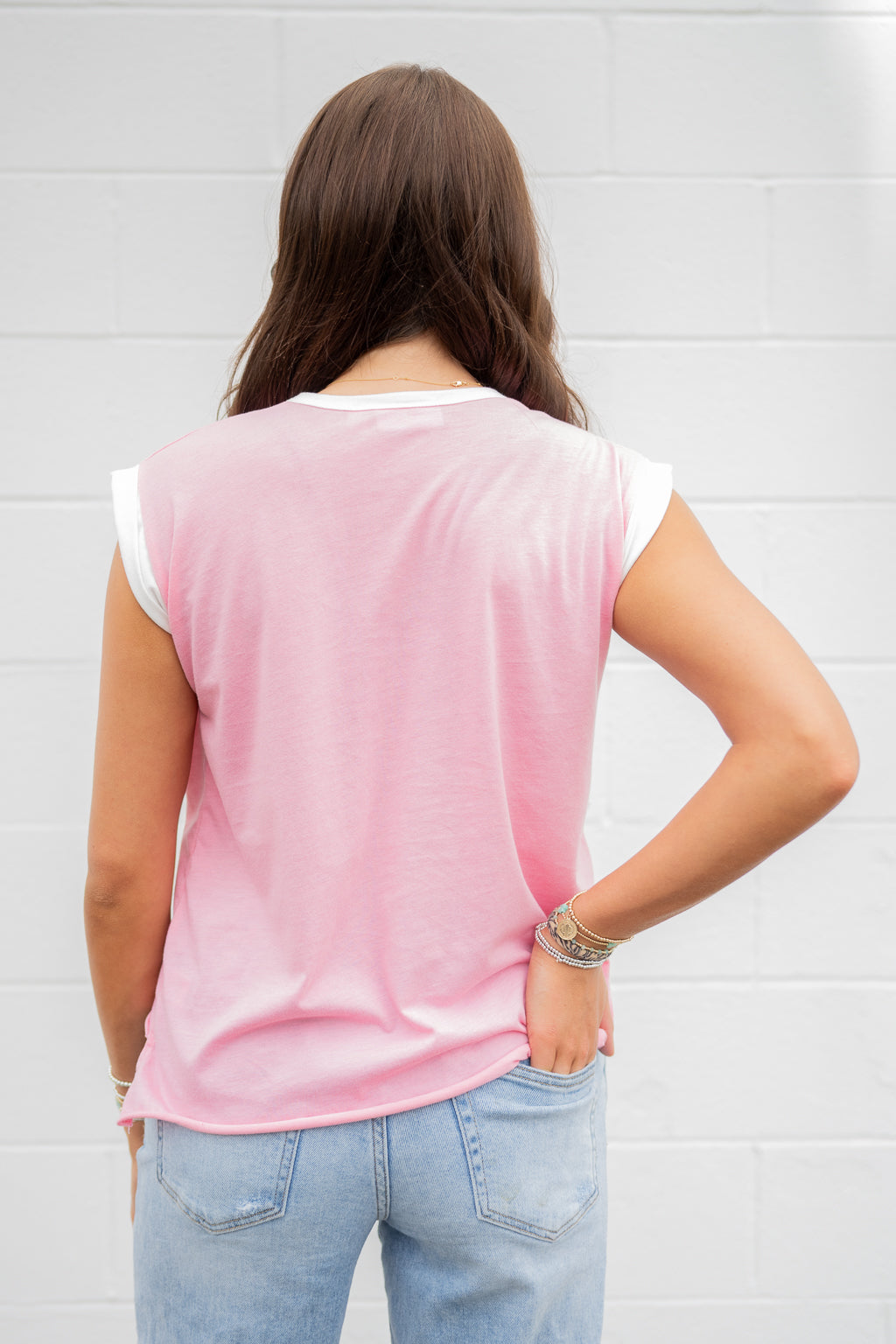 Emerson Coast Colorblock Rolled Cuff Tee