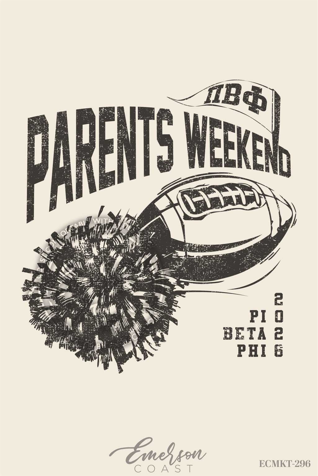 Pi Beta Phi Fun & Sporty Parents Weekend Tshirt