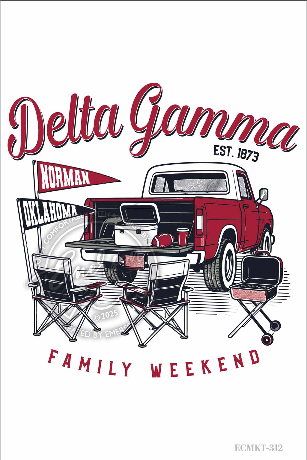 Delta Gamma Fun Family Weekend Tshirt