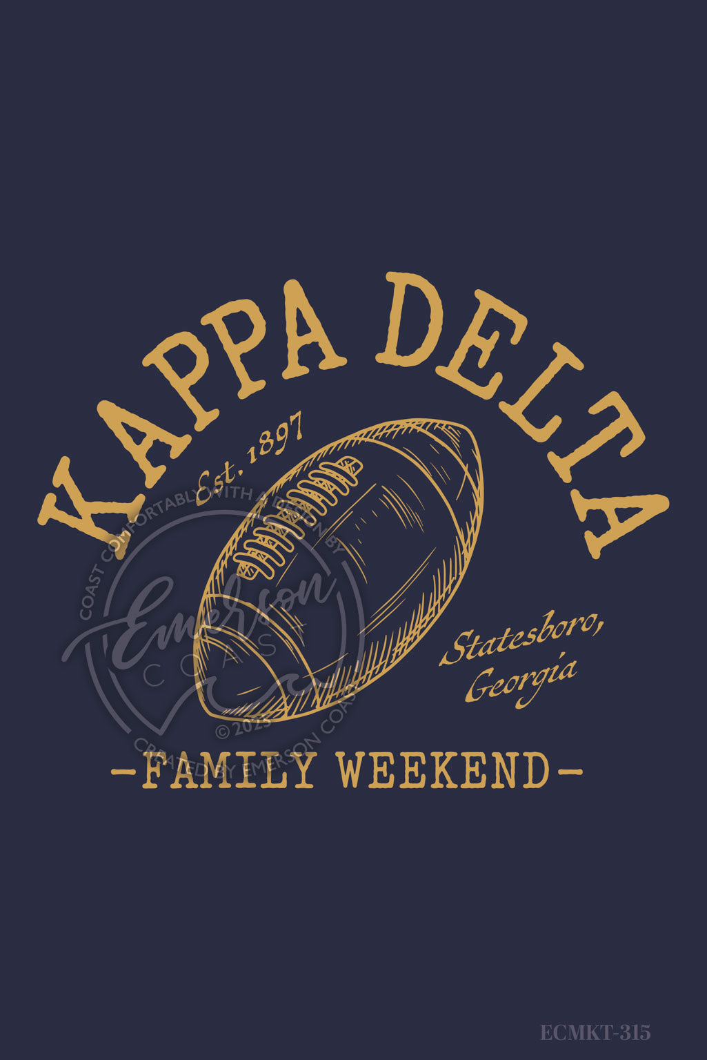 Kappa Delta Classic Family Weekend Tshirt